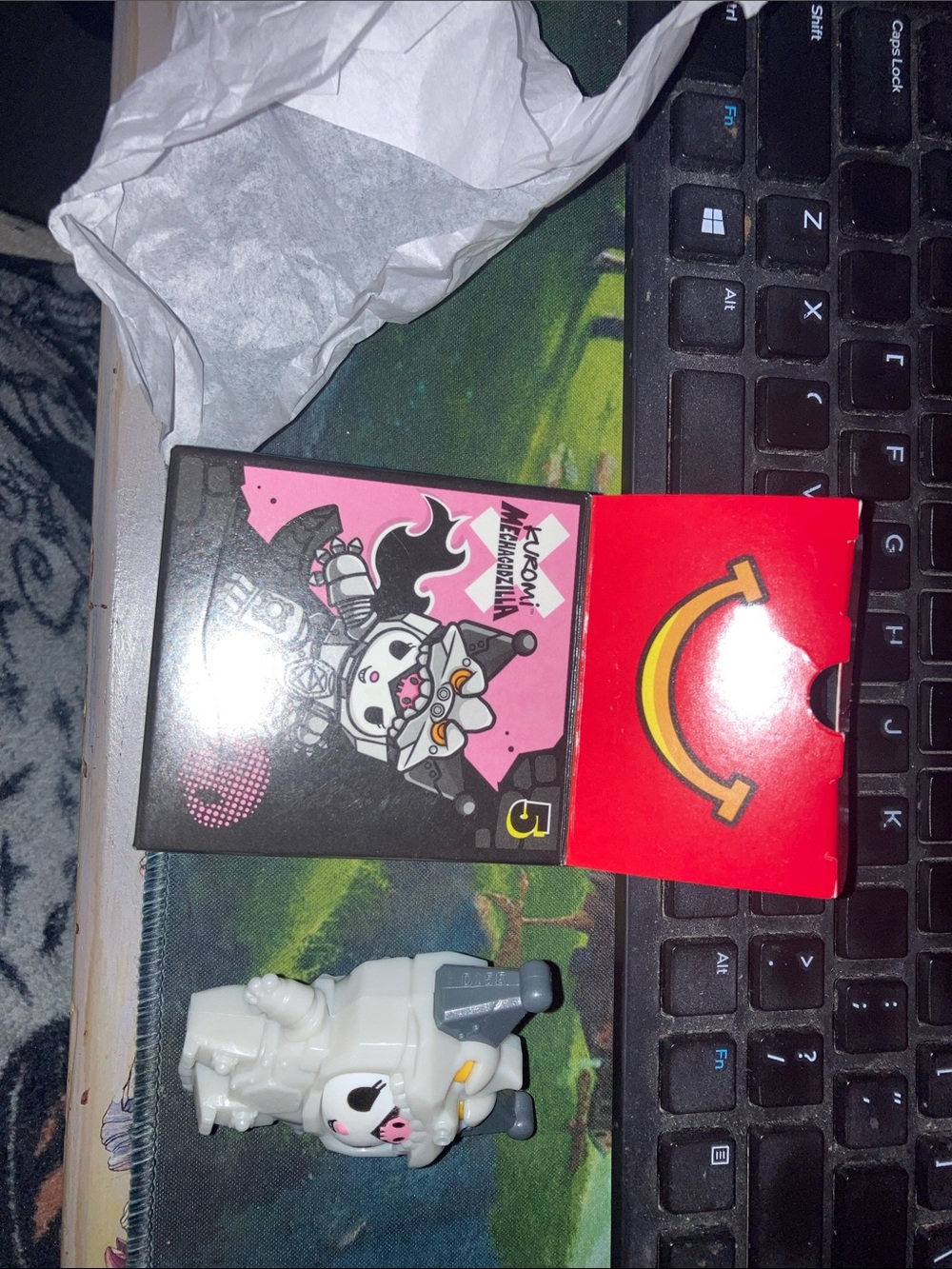 Sanrio kuromi x Mechagodzilla Collectible Figure